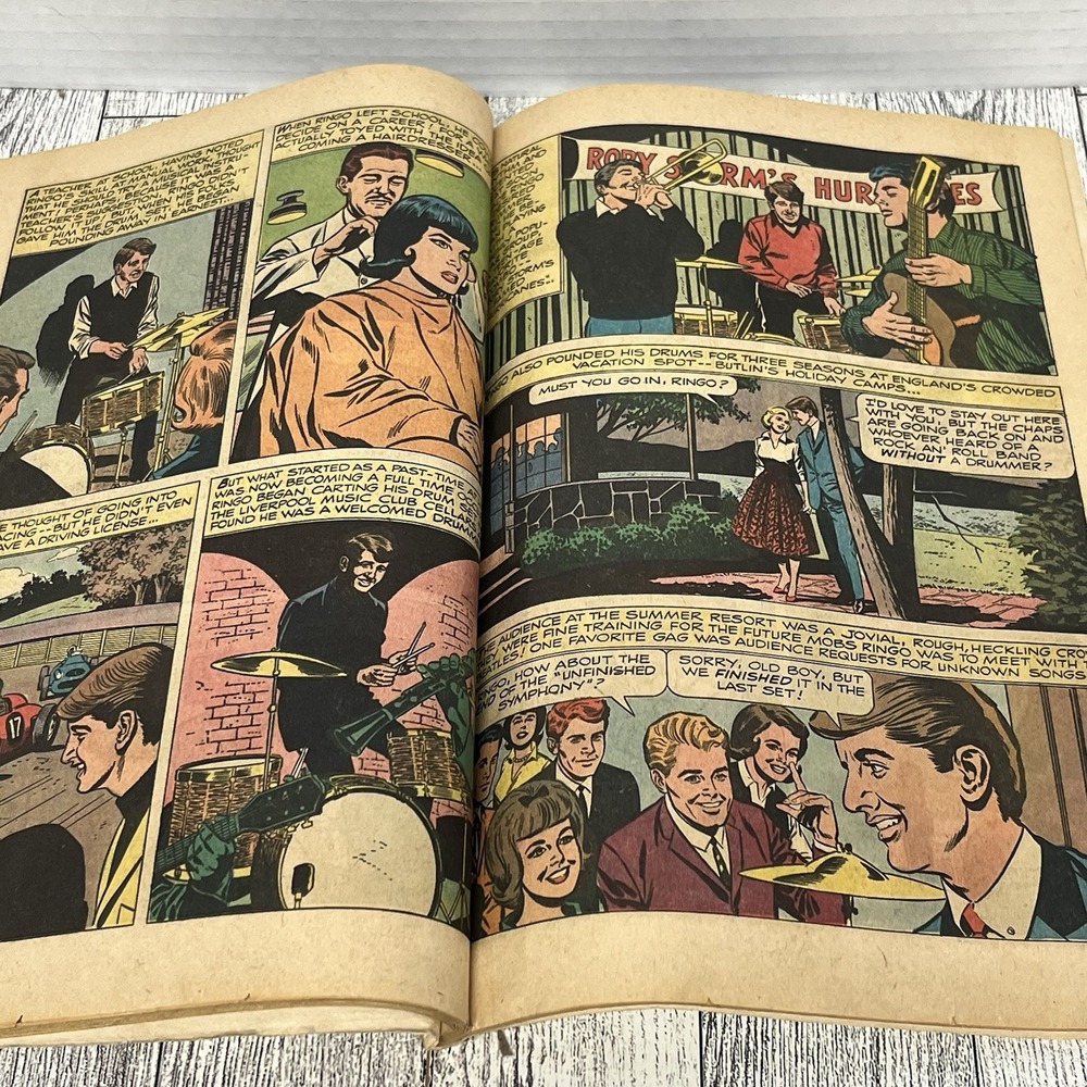 1964 Dell Comics - The Beatles Official Comic Magazine SSR- Coverless - See Pics